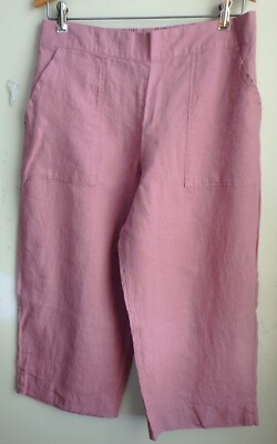 FLAX Designs  Linen Kate  Pants  S   &   L   NWT  BLOSSOM