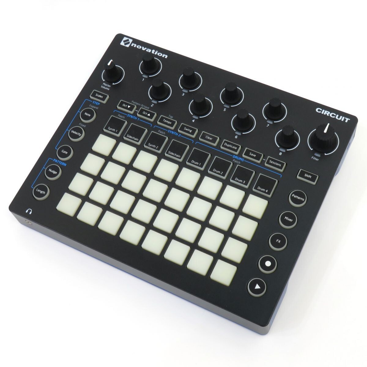 Circuit Rhythm サンプラー NOVATION CIRCUIT Rhythm Standalone Beatmaking Sampler w