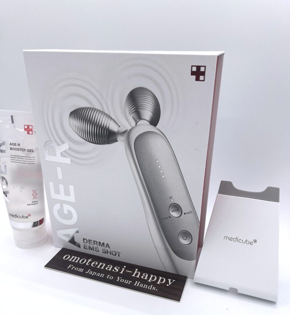 Medicube Age-R EMS Derma Shot Dedicated Gel & Stand set Device