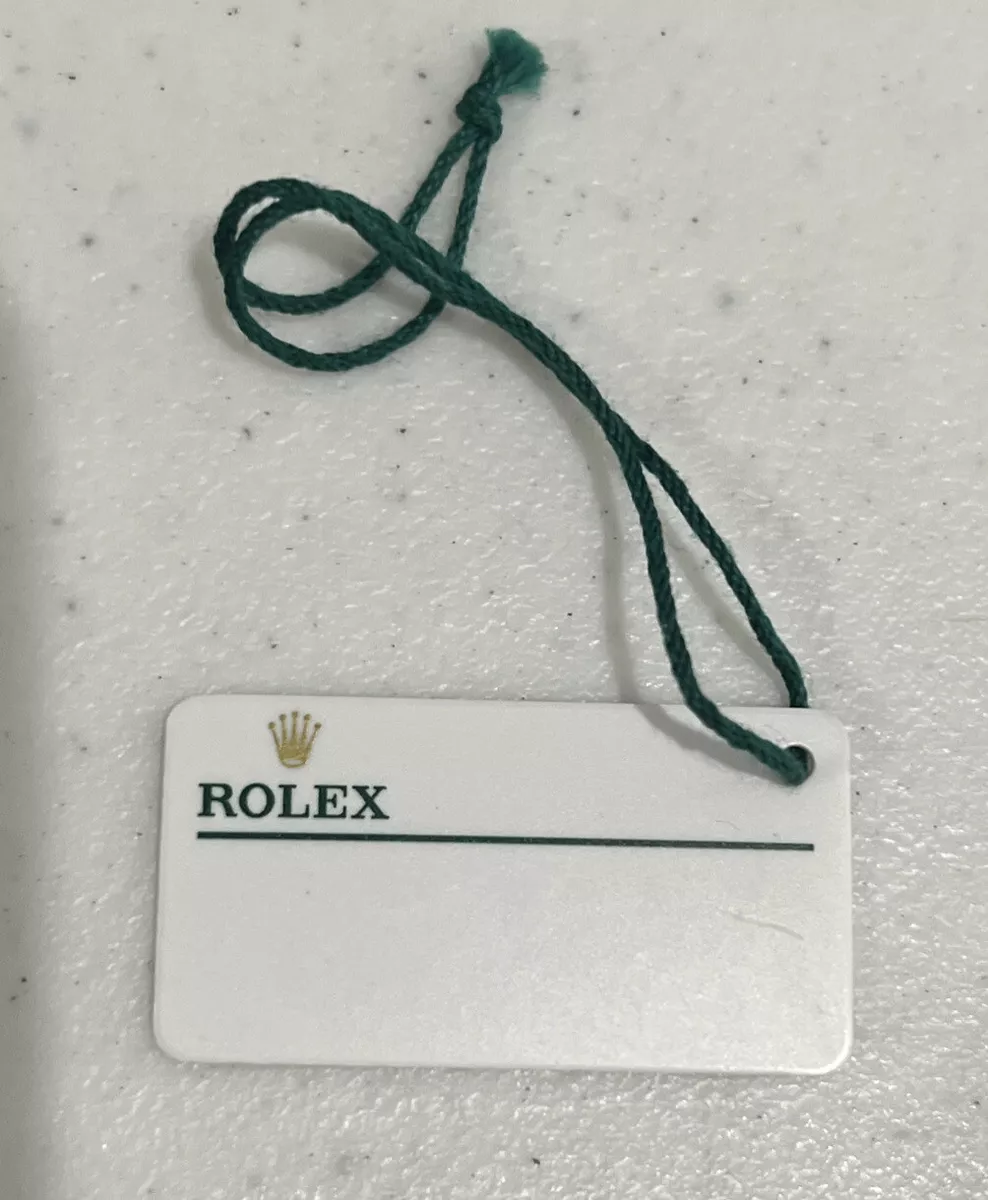 Rolex Hang Tag White Oyster Perpetual 114300 Authentic Original eBay