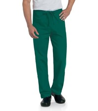 Landau 7602 Unisex Classic Fit Reversible Drawstring Scrub Pants Hunter Green si