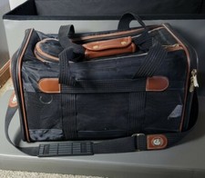 Sherpa Travel Original Airline Approved Pet Carrier Black  Tan Bag