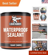 Industrial Strength Waterproof Sealant - Ultimate Leak Repair Coating - 1 Quart