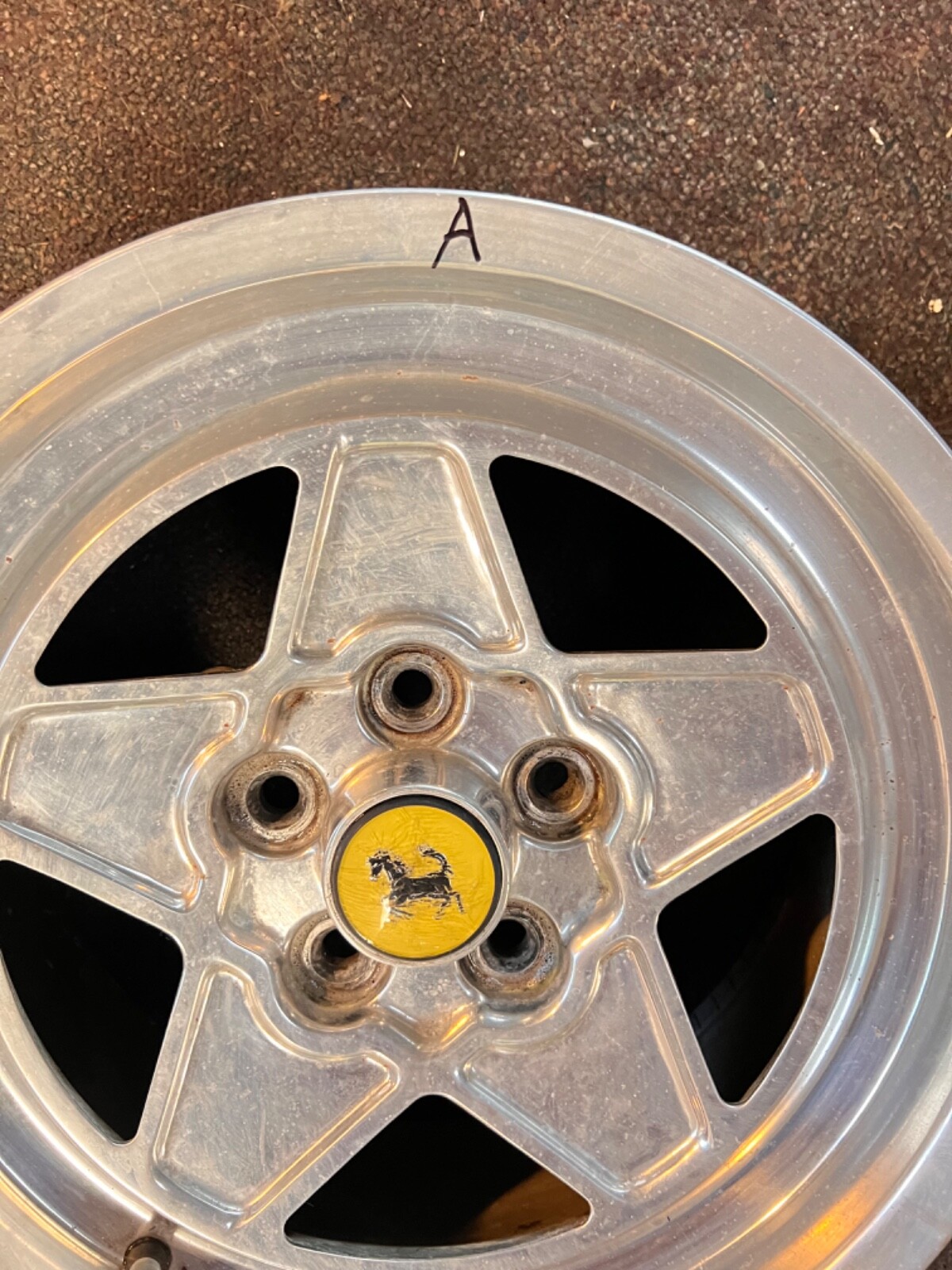 (A) 1 Ferrari 208,308  Road Wheel Rim TRX  165TR 390 Part # 117000