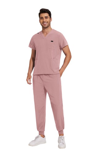 Unisex Jogger Scrub Set - Breathable Stretch Medical Uniform for Nurses Doctors - Picture 29 of 113