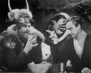 1965 Lost In Space Dr Smith Thor Bargaining B W 8x10 Scene