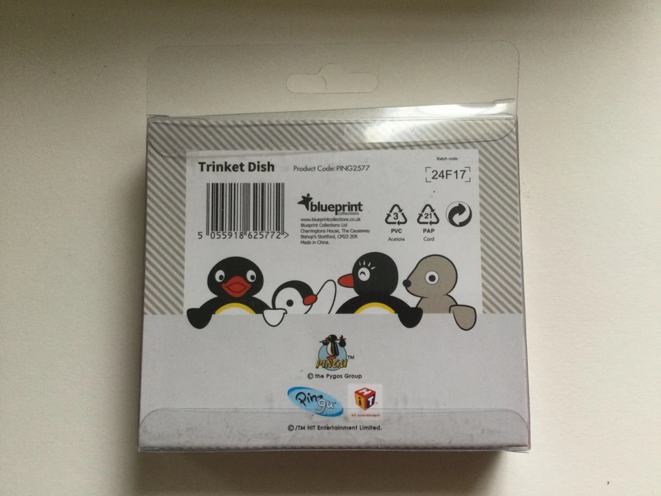 PINGU керамическое блюдо/поднос для сладостей/безделушек/ювелирных изделий/мыла - 12,9 x 11,1 x 2,3 см - Изображение 3 из 3