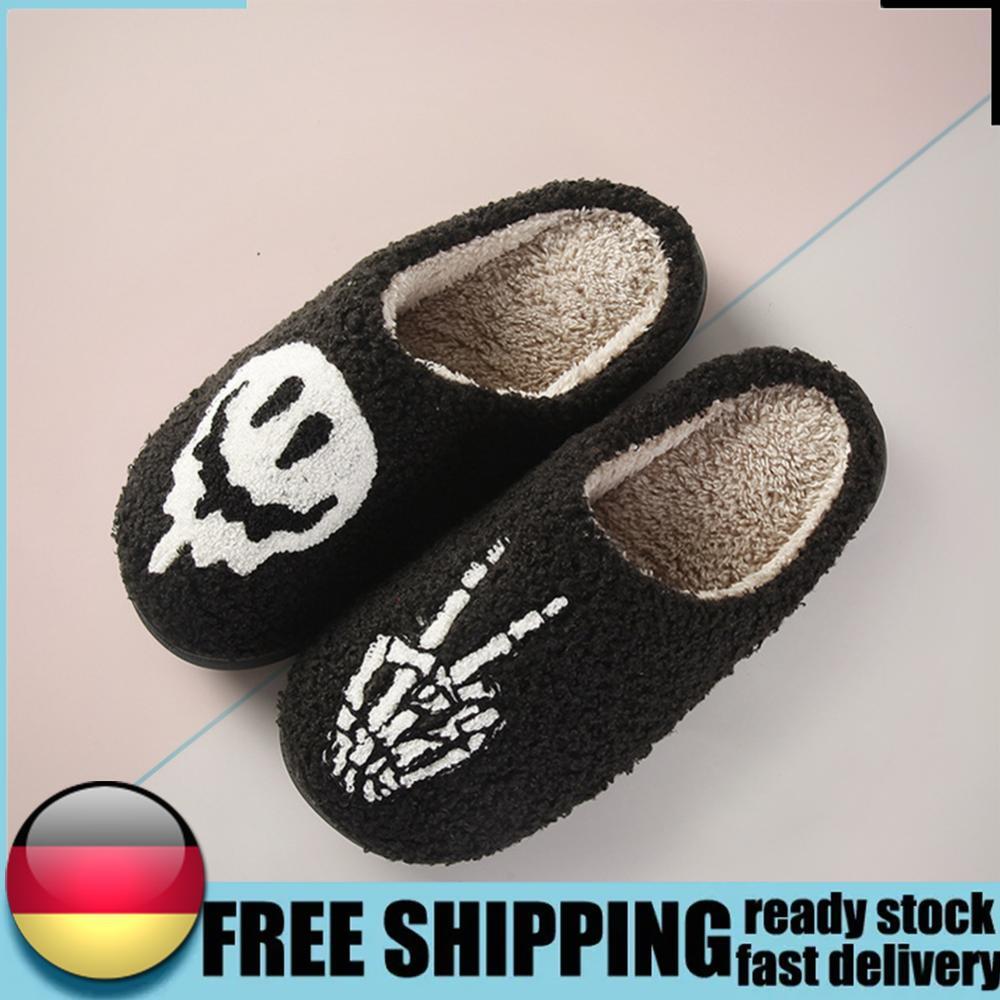 APL Halloween Caldo Slip on Casa Scarpe Antiscivolo Termiche Coppia Pantofole per Camera da Letto