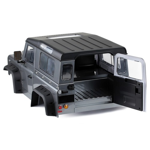 RC 1/10 TRUCK BODY LR D90 Defender Wagon W/ Interior Hard Body 275mm -GUN- - Picture 3 of 14