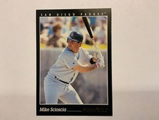 1993 Pinnacle Mike Scioscia Card # 498