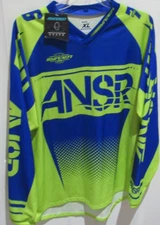 NWT ANSR Answer Racing Motocross Originals MX Jersey Blue & Green Men's XL NEW