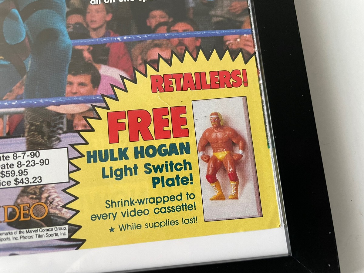 wwf vhs dvd セット Vintage WWF Battle Superstars VHS Video Store Poster Promo