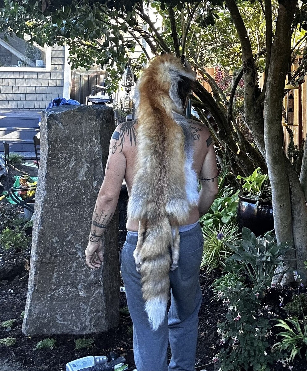 Artisan-Made  Hat Headress Festival Taxidermy Pelt Fox Tail22 - 23\