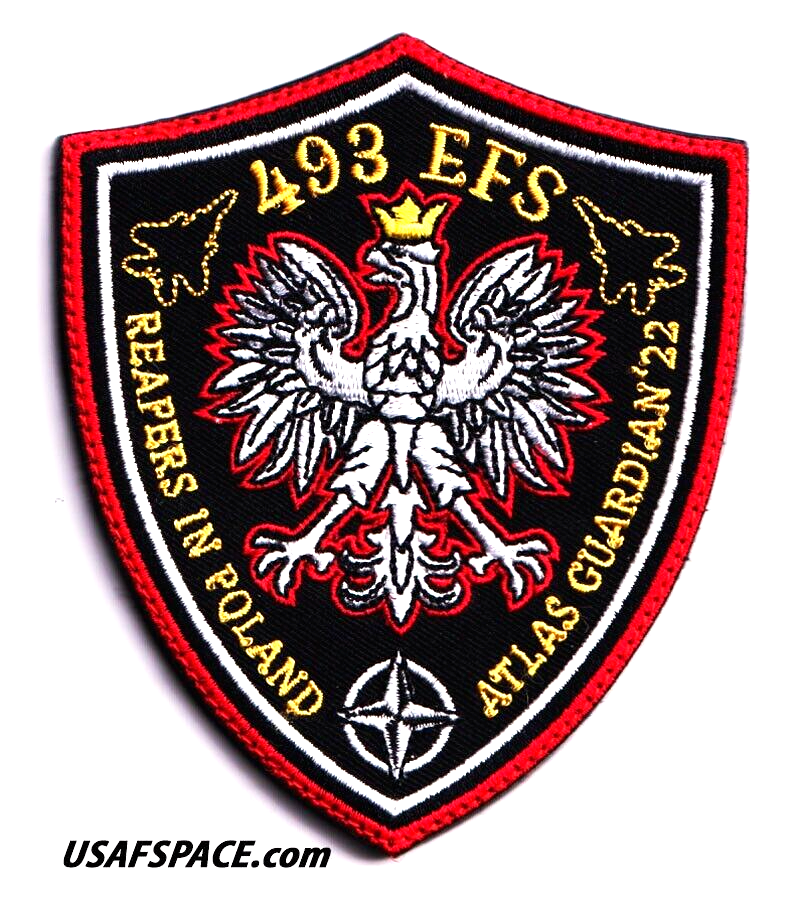USAF 493rd EXP FIGHTER SQ -493 EFS- NATO- REAPERS IN POLAND 2022