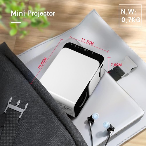 Protable Projector with WiFi and Bluetooth,5G Projector 1080P for Home Theater - Picture 4 of 14