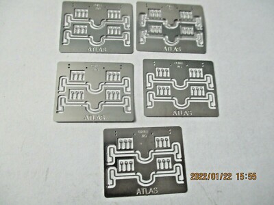 Atlas # BLMA62 Modern EMD Cut Levers. (Five Pair) with Mounting Brackets N-Scale