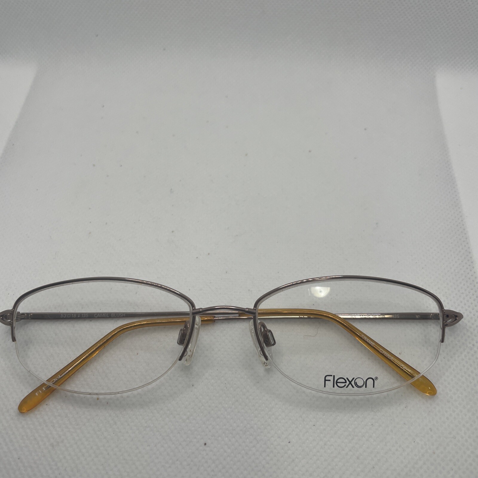 Flexon by Marchon 53/18 135 Camel Blush Women Eyeglass Frames K27 eBay