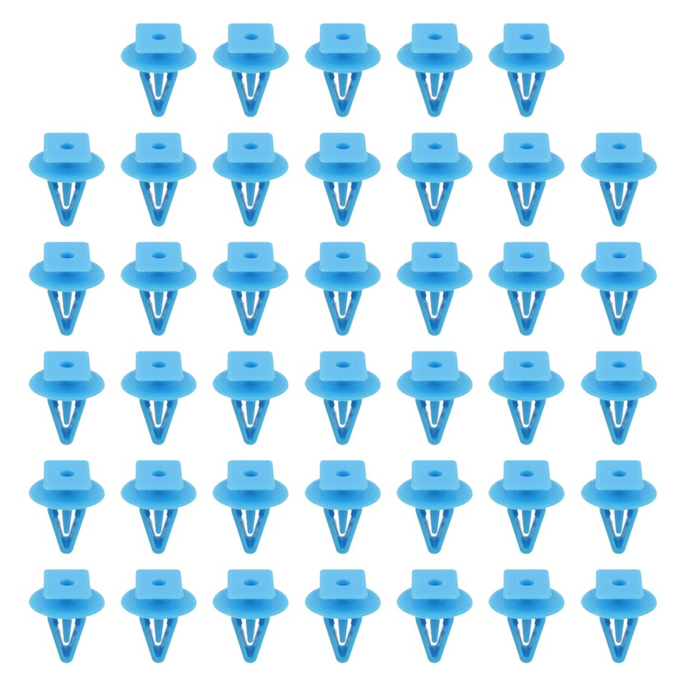 40X Car Blue Windscreen Cowl Top Fastener Clips Retainer Rivet 90602 ...