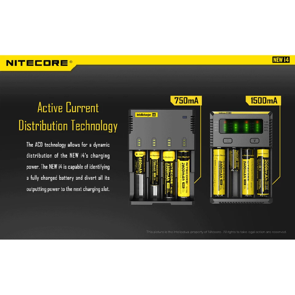 ~NEW~ Nitecore I4 Intellicharger 4-slot Universal Charger - Image 4 of 4