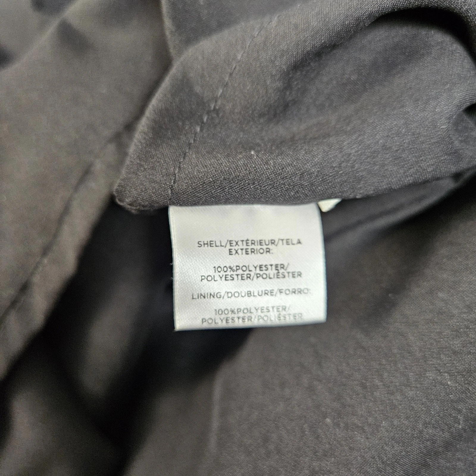 VETEMENTS Abito Ann Taylor taglia 12 nero lanterna manica a sbuffo foderato cambio lunghezza ginocchio LBD