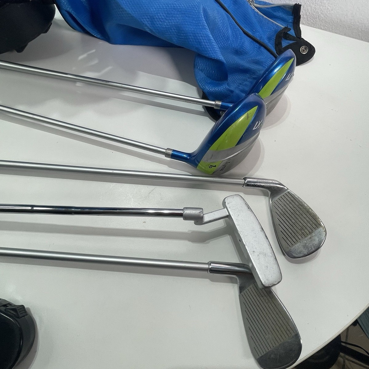 Lynx LX Jr Blue Kids Junior 5 Pc Golf Club Set Youth Right Handed