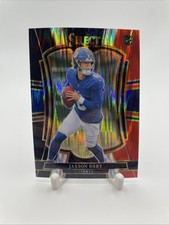 2025 Panini Select - Premier Level Jaxson Dart #193 Black & Red Shock Prizm (RC)