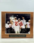 Ohio State Donnie Nickey Andy Groom Signed 2002 NCAA College Football Plaque