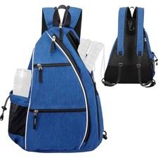 C-Backpack Adjustable Sling Bag Tennis Racket Bag For Tennis Badminton