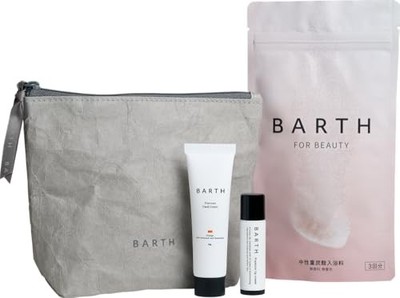 BARTH Beauty Travel Set Bath Tablets Hand Cream Lip Balm Japan