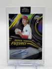 2026 Topps Chrome Black Chase Burns Super Futures Autographs (RAW)