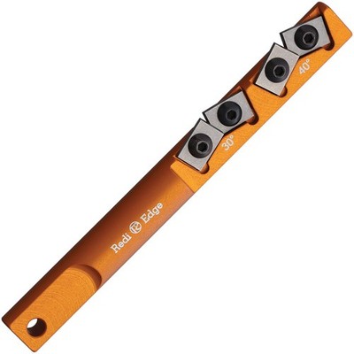 Redi Edge 2 Position Orange Smooth Aluminum 4.63'' Knife Sharpener 999988