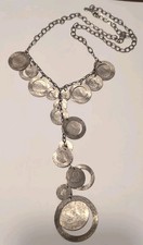 Silpada N2110 Sterling Cascading Disc Necklace