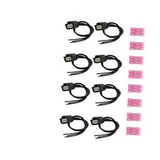 8PCS Ignition Coil Connector Pigtail Harness Compatible with V6 V8 Flex F