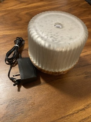 Chesapeake Bay Color Changing Oil Diffuser  Ribbed Glass