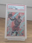 1995-96 FLEER METAL MICHAEL JORDAN PSA 7 SCORING MAGNET INSERT CARD #4 OF 8