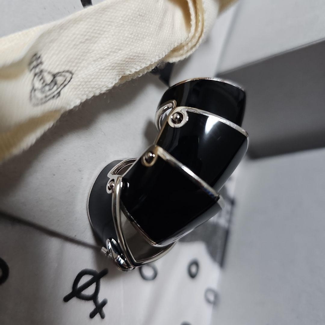 VIVIENNE WESTWOOD NANA 25th Anniversary Armour Ring Black Size S