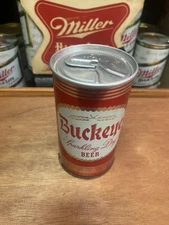 Buckeye Zip Top Beer Can Buckeye brewing Co Toledo Oh Old Vintage Vanity Top