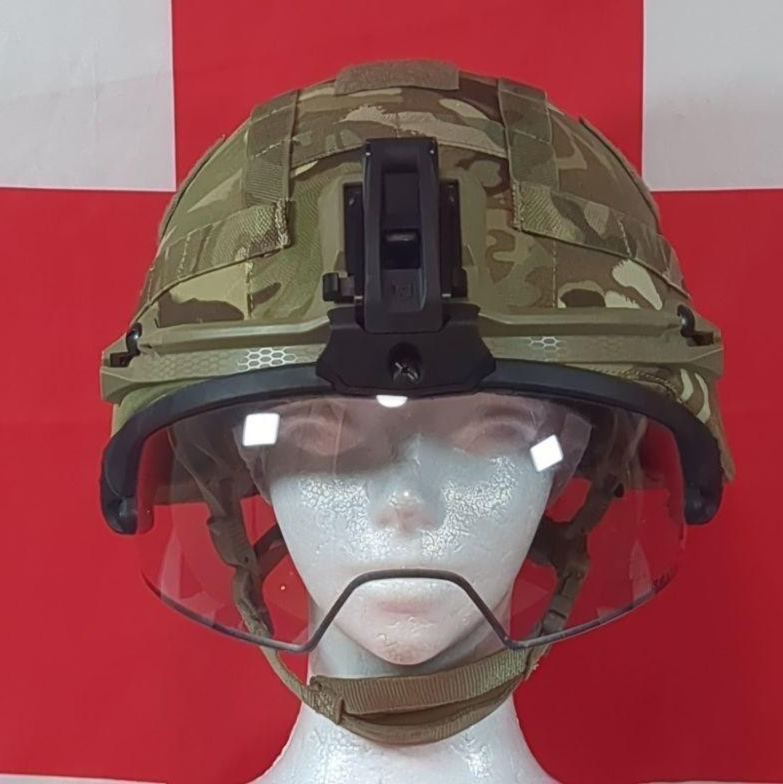 British Army Virtus Revision Helmet & Visor Size L New Special