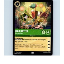 Mad Hatter 86/204 Non-Foil Disney Lorcana Single Card