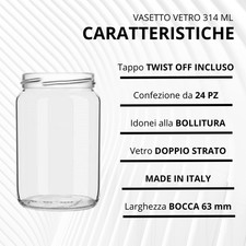 8 Pezzi Barattolo di Marmellata, Barattolo di Miele, Mini Barattolo di
