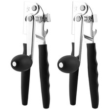 2 PCS Commercial Can Opener Manual, Stainless Steel Handheld Can Opener with ...