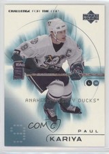 2001-02 Upper Deck Challenge for the Cup Paul Kariya #1 HOF t2c