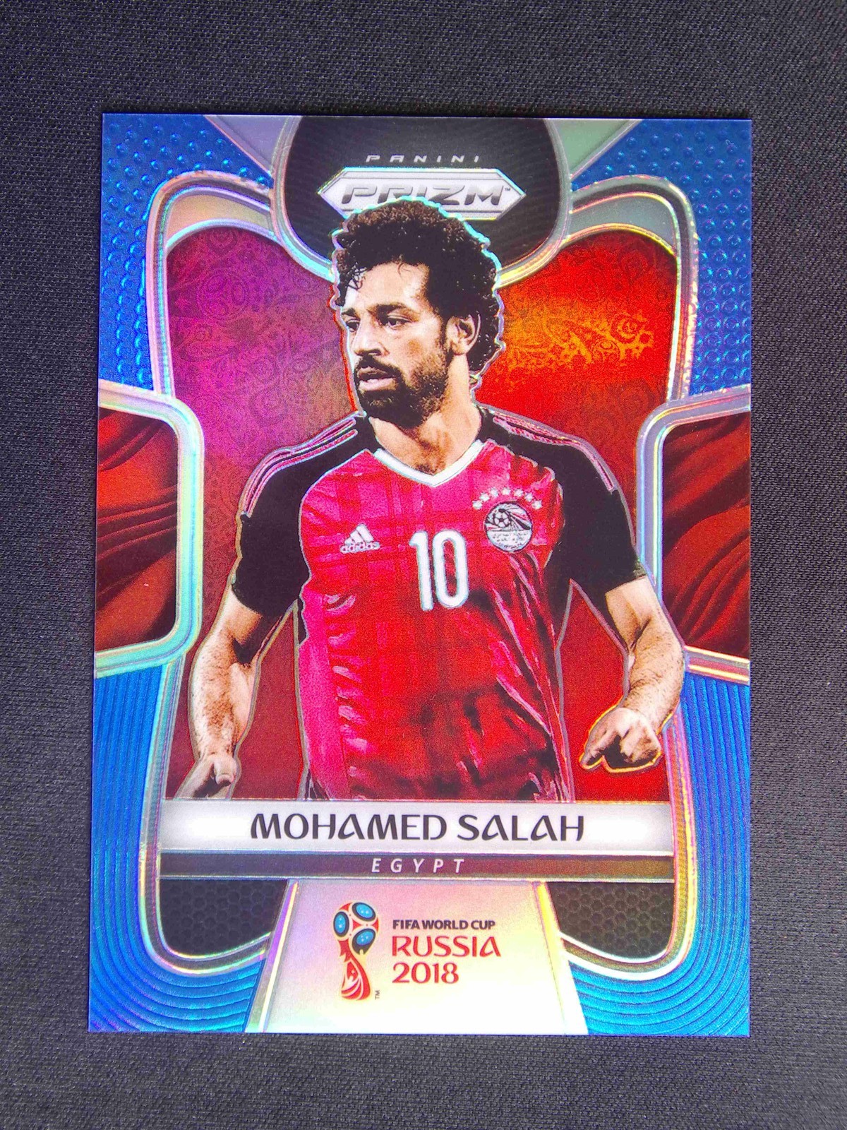 2018 Panini Prizm World Cup Mohamed Salah #54 Egypt Blue /199