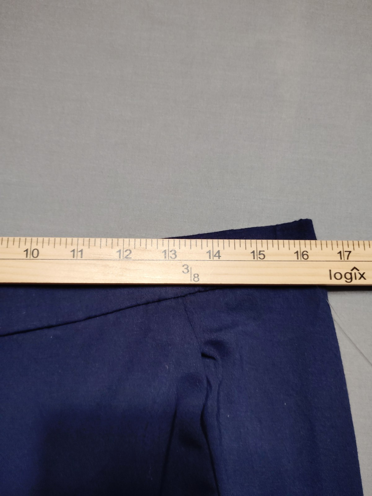 NWOT Eileen Fisher Pull On Viscose Spandex Stretch NAVY Pants Pockets Resort L image 9