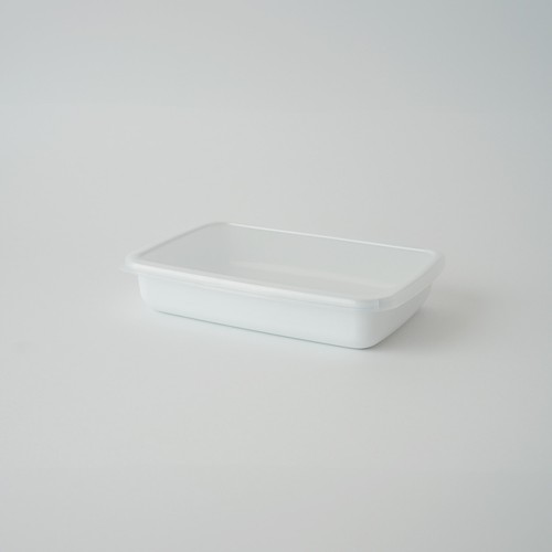 Noda Horo Contenitore Smalto Rettangolare Basso S 0,8L con Coperchio Guarnizione - Foto 2 di 22