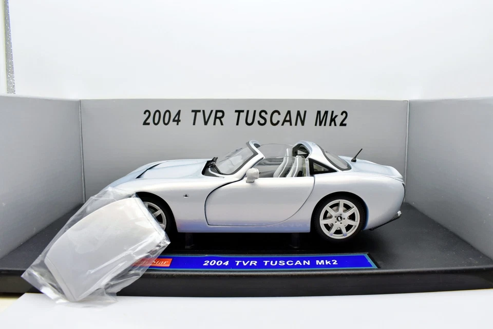 Modellino auto scala 1:18 TVR tuscan Mk2 sun star diecast modellismo statico - Immagine 3 di 4