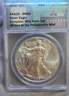 2017 (P) $1 American Silver Eagle ANACS MS69