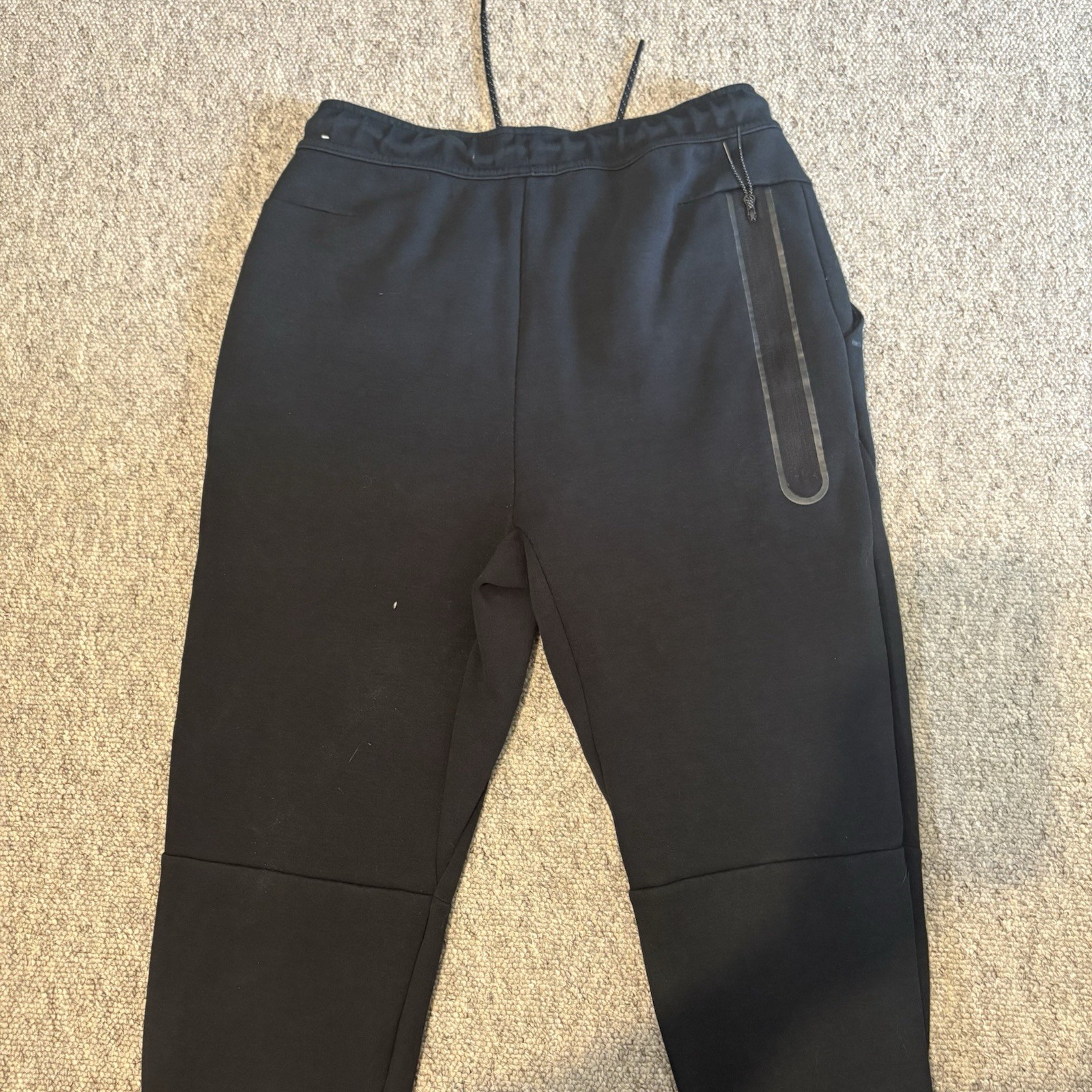 Nike Tech Fleece Joggers Mens Medium Black Tapered Slim Fit CU4495-010 image 10