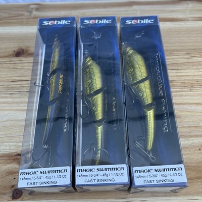New Sebile Magic Swimmer 145 mm/5 3/4  45g/1 1/2 Oz Fast Sinking Fishing Lure
