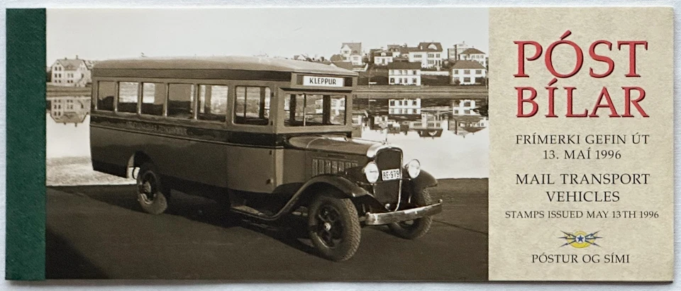 Iceland Post Prestige Booklets Mail Planes Transport Vehicles Postage Stamps - Image 4 of 4